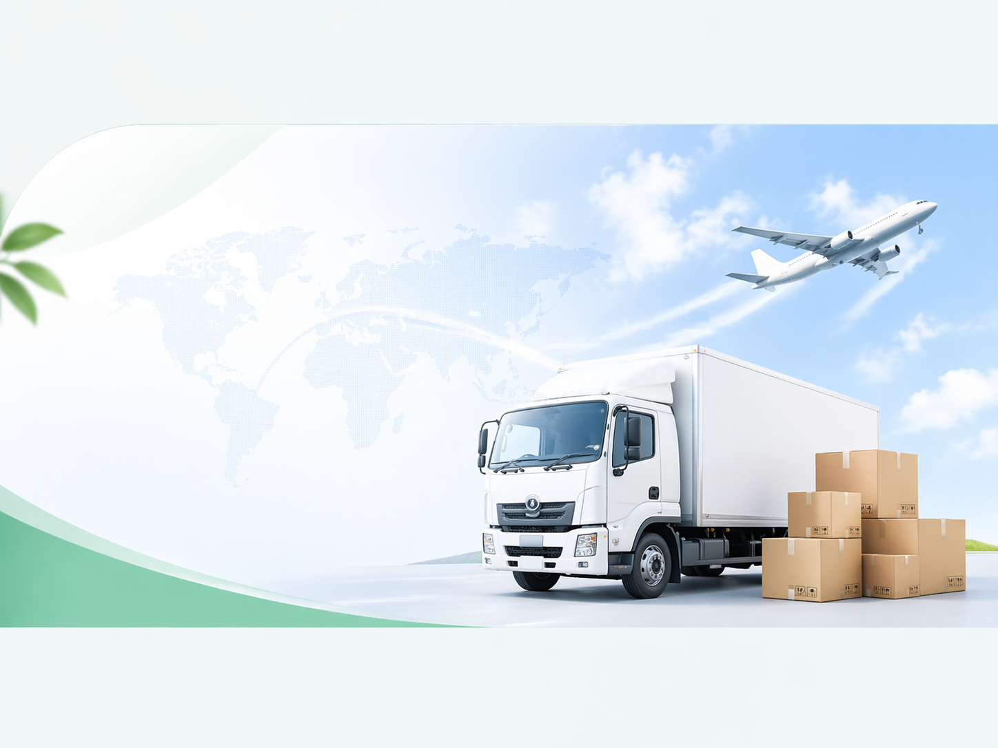 海外発送と配送のイメージ